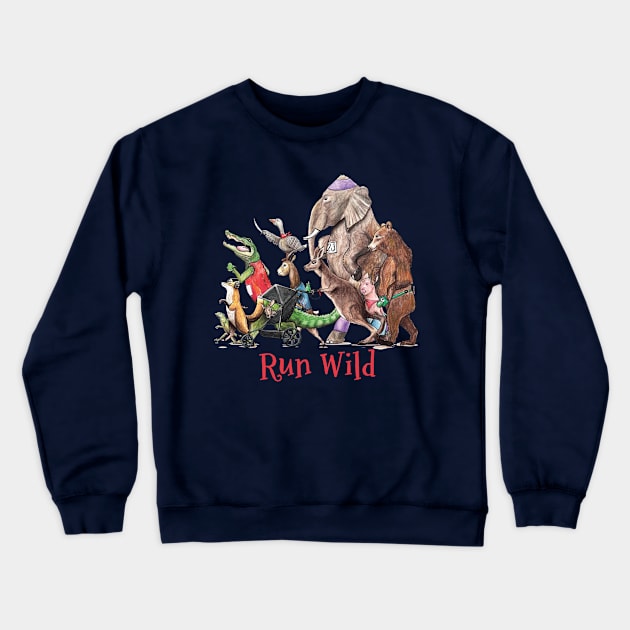 Run Wild Crewneck Sweatshirt by Hambone Picklebottom